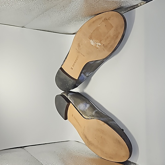 Manolo Blahnik satin blue flats European size 39/US size 8 - Picture 8 of 11